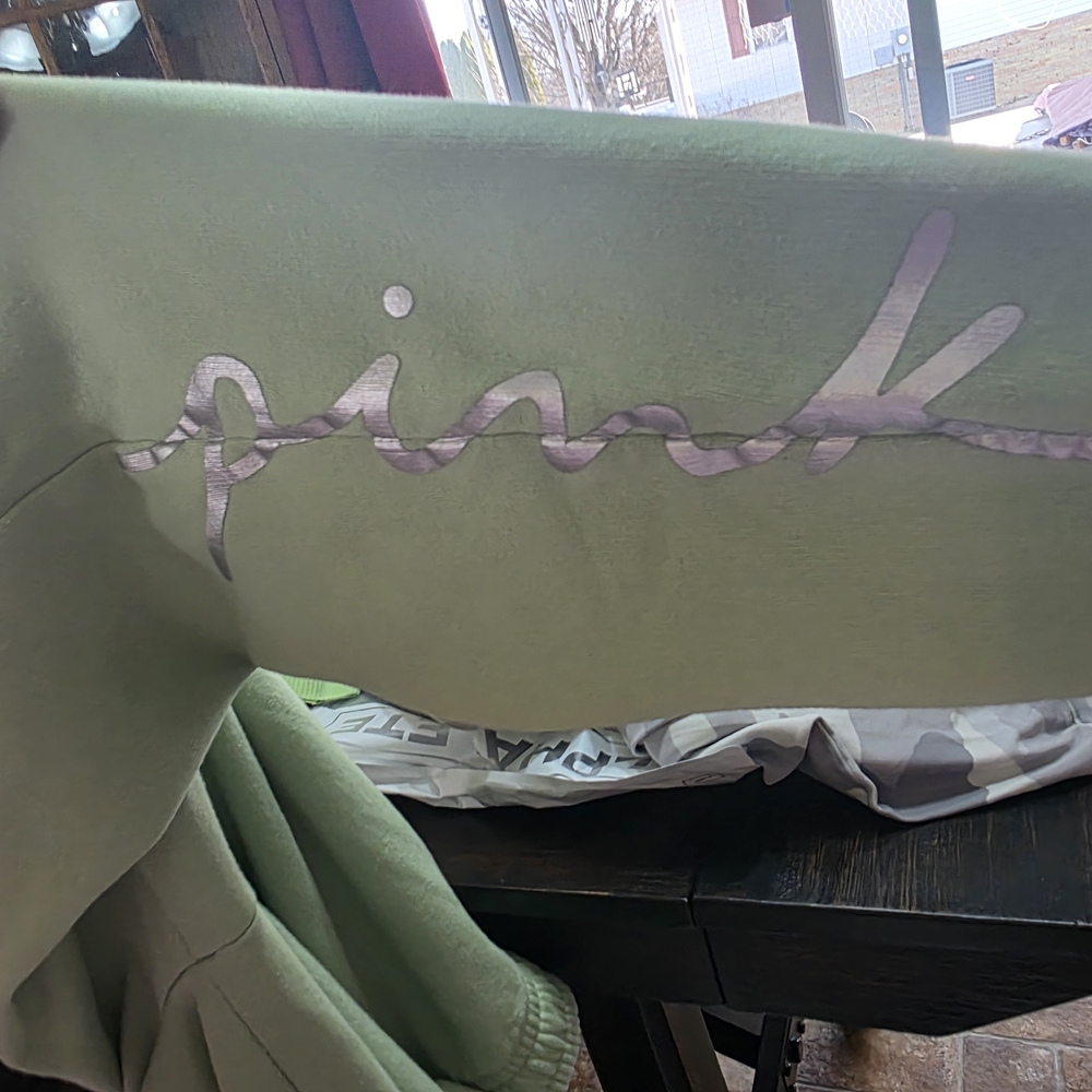 Victoria's Secret Mint Green PINK Sweatshirt